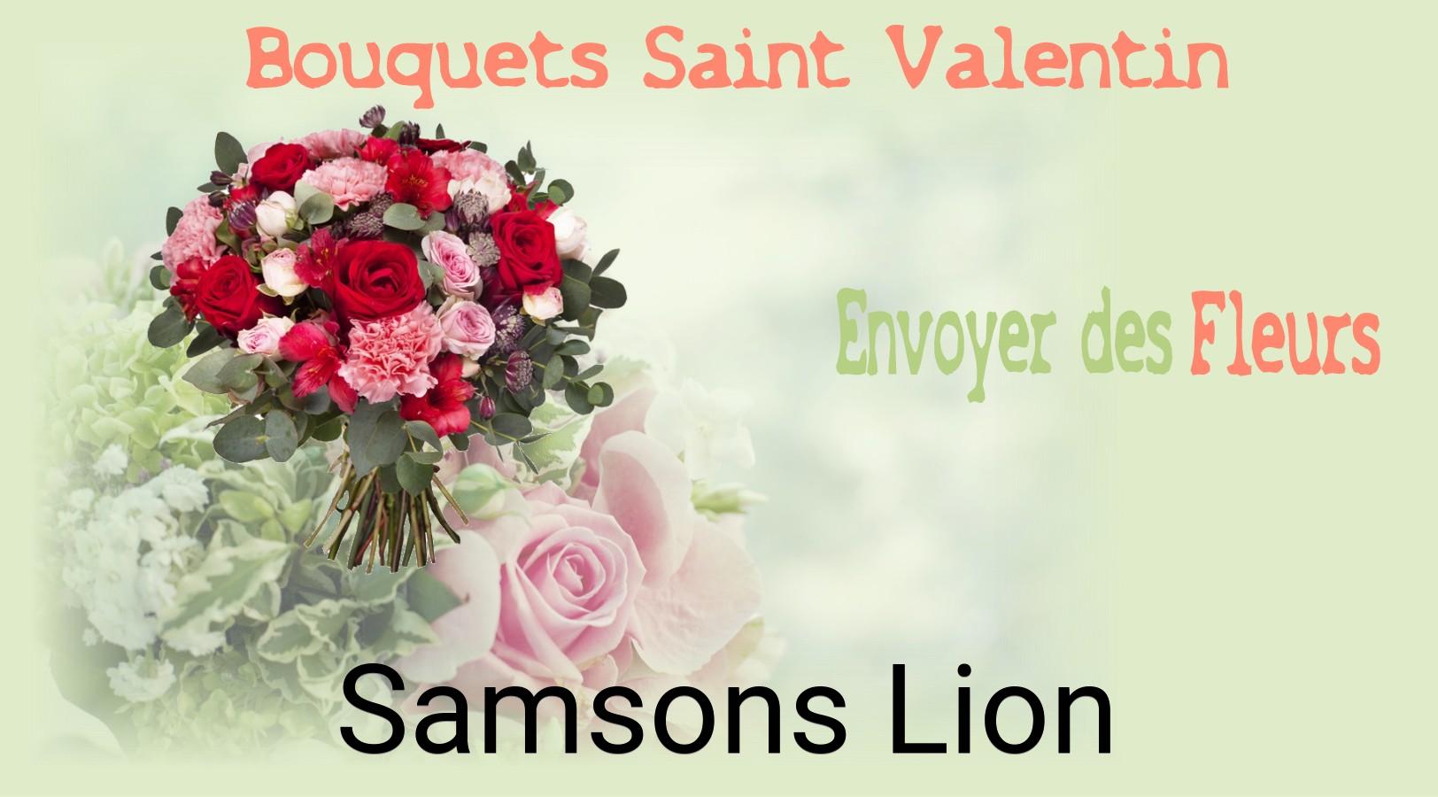 Roses de Saint-Valentin livrées à Samsons-Lion